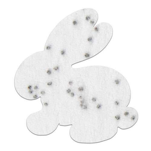 Samenpapier in Klappkärtchen - Ostern