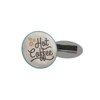 Namensschild Badge Megan, Rund, 50 mm, Magnet, 4c Doming