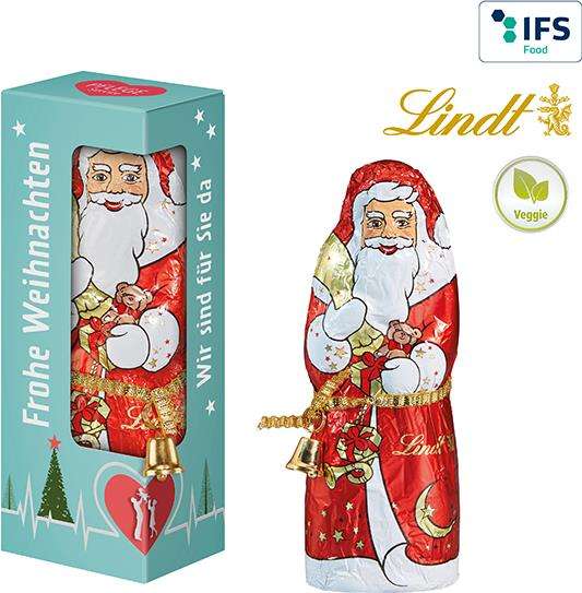 Lindt &amp; Sprüngli Weihnachtsmann in Geschenkbox