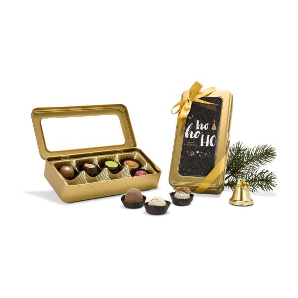 Präsentartikel: Golddose Frohe Weihnachten