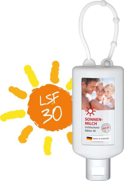 Sonnenmilch, 50 ml Bumper, Body Label (R-PET)