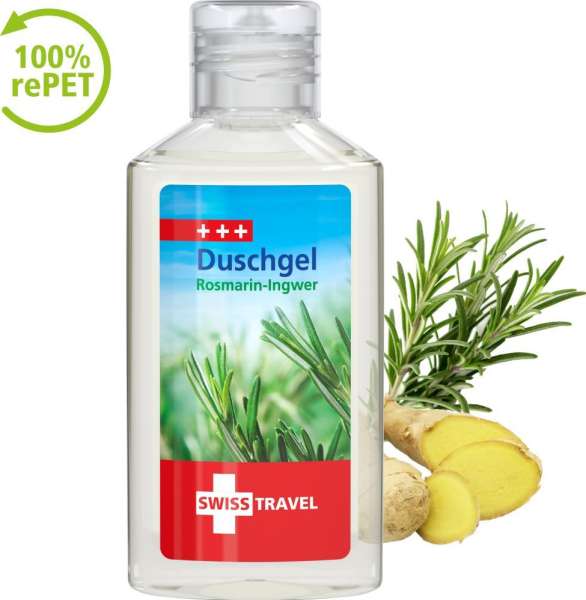 Duschgel Rosmarin-Ingwer, 50 ml, Body Label (R-PET)