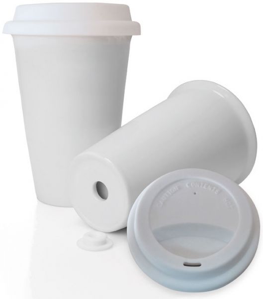 Porzellanbecher Coffee2Go, doppelwandig