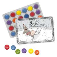 Kleinster (Advents-)Kalender der Welt "Standard" mit Schokolinsen