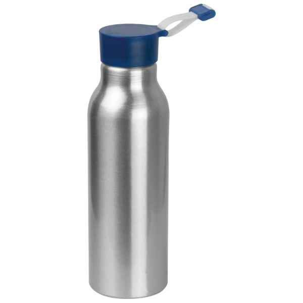 Trinkflasche mit Silikondeckel, 600 ml