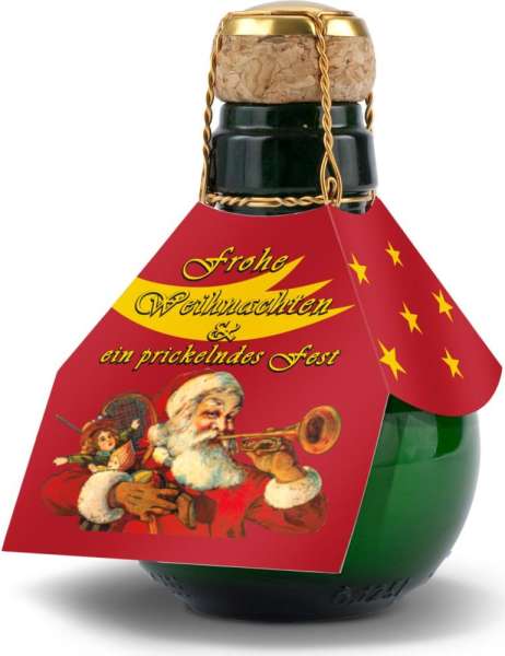 Kleinste Sektflasche der Welt! Weihnachtsgruß – Ohne Geschenkkarton, 125 ml