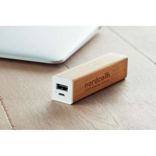 POWERBAM Powerbank 2200 mAh Bambus