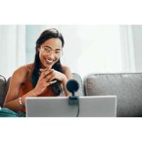 Vorschau: LAGANI 1080P HD-Webcam mit Ringlicht Vorschau: LAGANI 1080P HD-Webcam mit Ringlicht