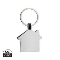 Schlüsselring Haus aus RCS rec. Zinklegierung Schlüsselring Haus aus RCS rec. Zinklegierung