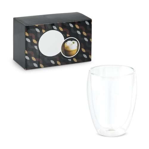 MACHIATO DUO. Set aus 2 Borosilikatglas bechern