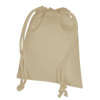 Non-Woven-Turnbeutel mit doppeltem Kordelzug in Beutelfarbe - 80 g/m² - 12 x 16 cm