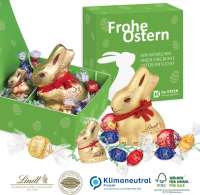 Premium-Präsent Glücksmomente mit Lindt Schokolade, Klimaneutral, FSC®