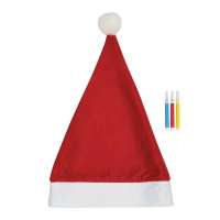 Vorschau: COLOURFUL HAT - Bemalbare Filz-Weihnachtsmann-Mütze Vorschau: COLOURFUL HAT - Bemalbare Filz-Weihnachtsmann-Mütze