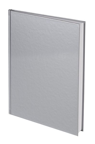 Notizbuch Office A4 silber
