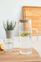 Vorschau: BAMBOO PITCHER - Glas-Karaffe Vorschau: BAMBOO PITCHER - Glas-Karaffe
