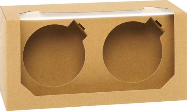 Weihnachtskugel 7 cm im 4-5fbg. Tampondruck in ECO Einzelkarton