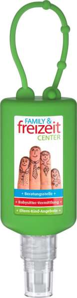 Handreinigungsspray, 50 ml Bumper Body Label (R-PET)