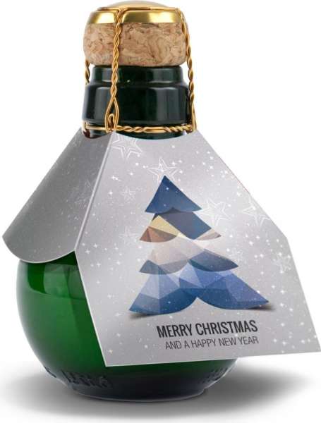 Präsentset Kleinste Sektflache: Merry Christmas