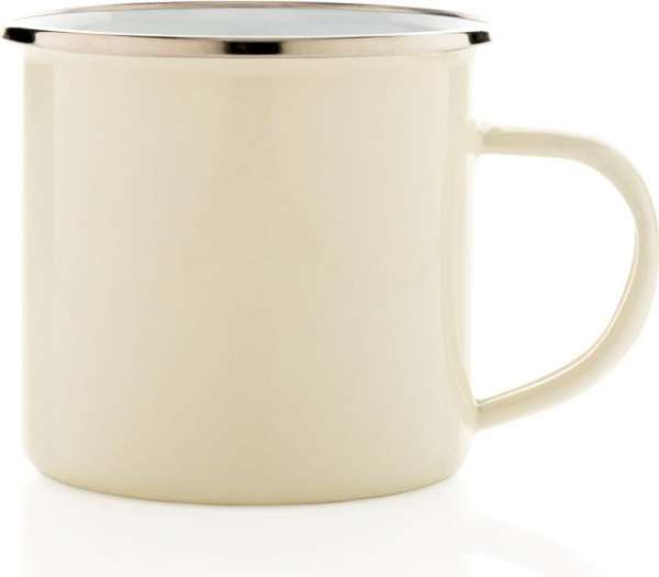 Vintage Emaille Becher