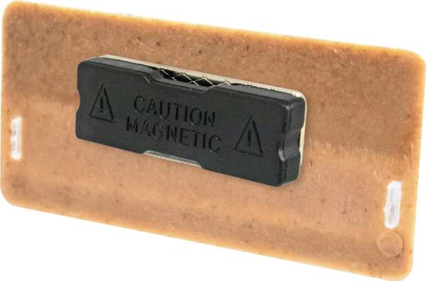 Namensschild, nachwachsende Rohstoffe