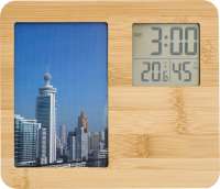 Wetterstation aus Bambus Colton