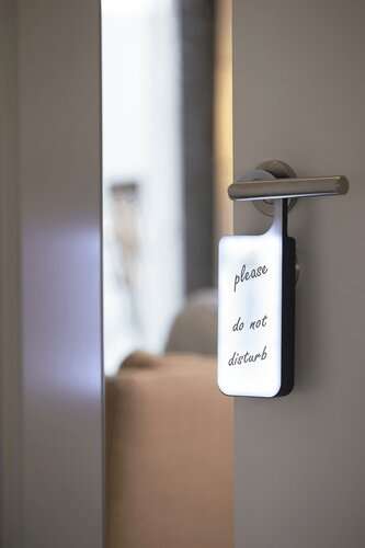 DO NOT DISTURB - LED-Türhänger