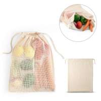 Vorschau: NAPOLI. Beutel aus 100% Baumwolle (120 g/m²) mit Netzgewebe auf der Vorderseite (100 g/m²) Vorschau: NAPOLI. Beutel aus 100% Baumwolle (120 g/m²) mit Netzgewebe auf der Vorderseite (100 g/m²)