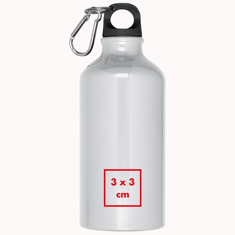 Trinkflasche mit Karabinerhaken, 500ml als Werbeartikel ab 1,65 €