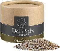 Mediterranes Salz, ca. 50g, Eco Pappdose Mini