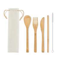 Vorschau: SETSTRAW Besteck-Set Bambus Vorschau: SETSTRAW Besteck-Set Bambus