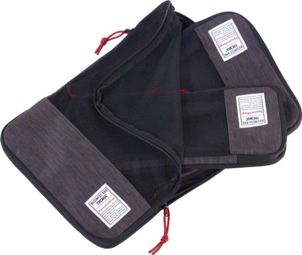 TROIKA Reise-Kompressionstaschen Set BUSINESS PACKING CUBES