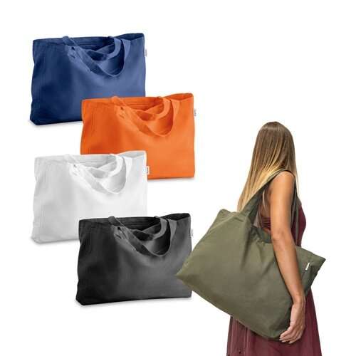CAMDEN. Tragetasche aus Baumwolle (50%), recycelter Baumwolle (30%) und polyester (20% rPET) (280 g/