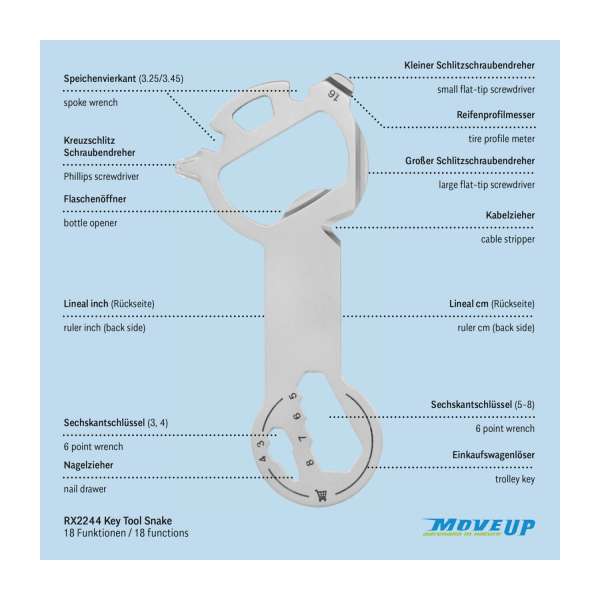 ROMINOX® Key Tool Snake Frohe Ostern