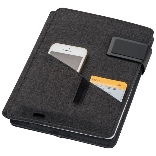 A5 Mappe mit integrierter Powerbank 4.000 mAh