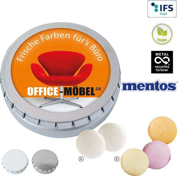 MINI-Drück-mich-Dose mit mentos