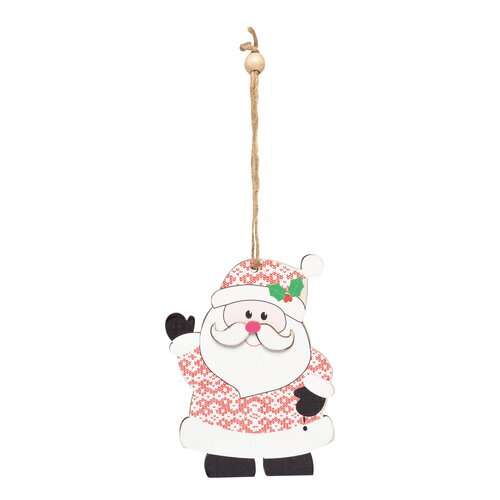 Geschenk- / Baumanhänger WOODEN SNOWI