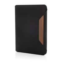 Teri AWARE™ A5 Portfolio aus RPET und Walnuss