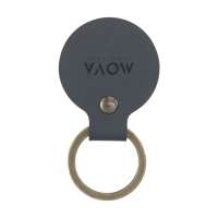 Vorschau: Recycled Leather Keyring Round Schlüsselanhänger Vorschau: Recycled Leather Keyring Round Schlüsselanhänger