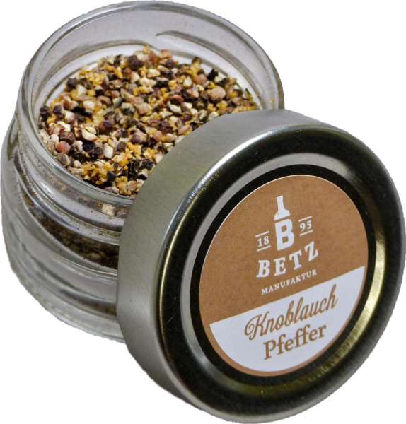 Knoblauchpfeffer im Schraubglas, 30 g
