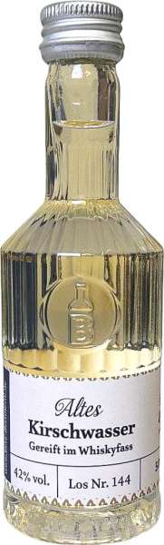 Altes Kirschwasser gereift im Whiskyfass 50 ml