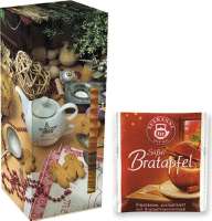 Beuteltee Bratapfel, 24 Stück, 60g, Faltschachtel Teetower