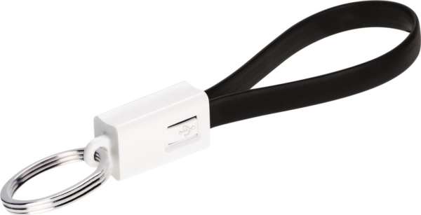Schlüsselanhänger mit Micro-USB Kabel