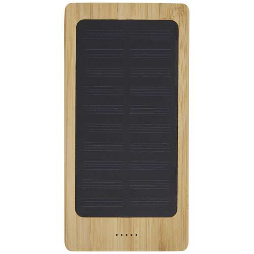 Alata 8000 mAh Bambus Solar-Powerbank