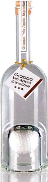 Golfballflasche - straight Grappa