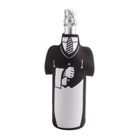 Flaschenhülle REFLECTS-NORENE schwarz, weiß