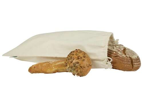 memo Bio-Baumwoll-Brotbeutel natur, 30 x 45 cm