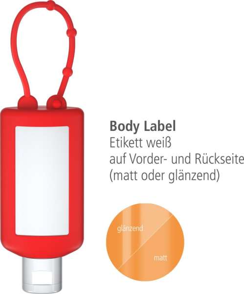 Sonnenmilch, 50 ml Bumper, Body Label (R-PET)