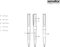Vorschau: senator® Image White Line Drehkugelschreiber Vorschau: senator® Image White Line Drehkugelschreiber