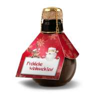 Kleinste Sektflasche der Welt! Fröhliche Weihnachten