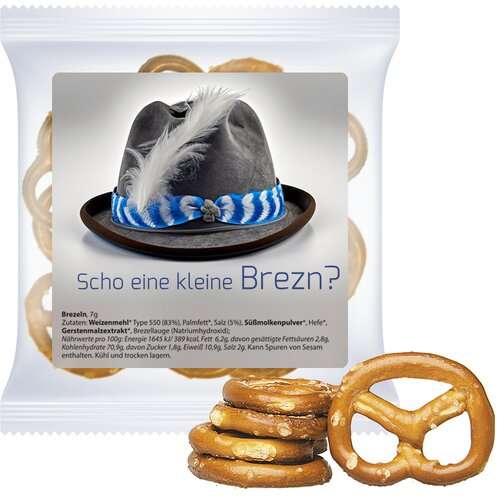 Bio Mini Brezeln Original, ca. 7g, Express Maxi-Tüte mit Etikett
